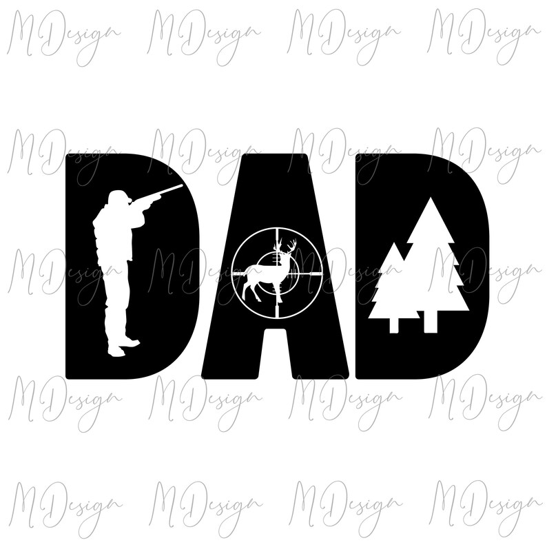 Download Fathers Day SVG Dad Hunting T Shirt SVG Design-Gift for ...