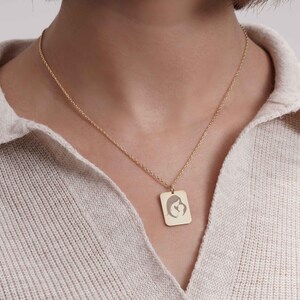 14K Mother and Child Necklace | Family Necklace for Expecting and Pregnant Mom | Mother and New Baby Necklace | Dainty Baby Shower Gift