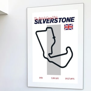 F1 Track A3 Poster – Silverstone | British Grand Prix |