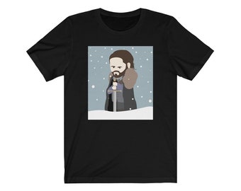 L'inverno sta arrivando Jon Snow GOT GAME OF THE Thrones Kids Uomo Donna Regalo T-shirt 