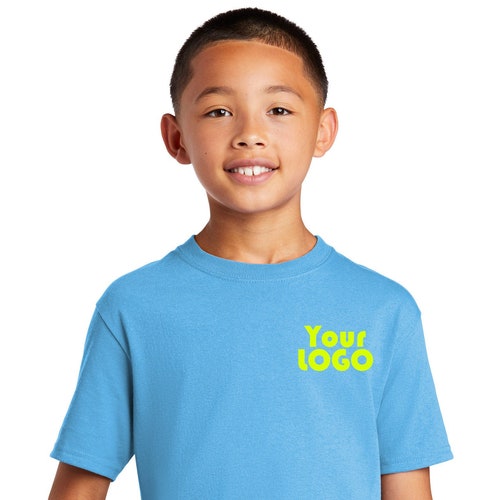 Custom Embroidered Tshirt Tees Free Logo Digitizing Etsy