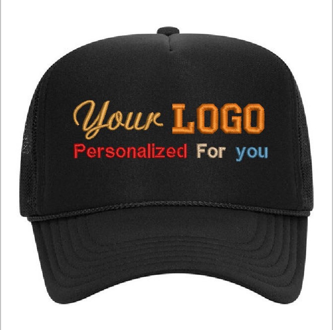 Custom Embroidered Foam Trucker Hat With Mesh Back  display picture 1