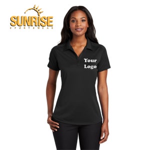 Custom Embroidered Ladies Polo Shirt: Personalized Logo Gift