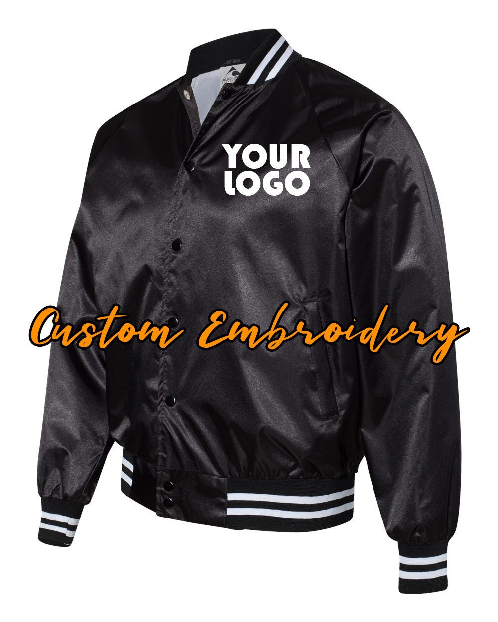 Satin Bomber Women Etsy Jacket -