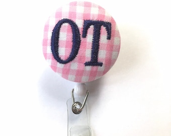 Occupational Therapist badge reel, OT badge reel, OT gift, badge reel, Occupational Therapy, multiple color choices!