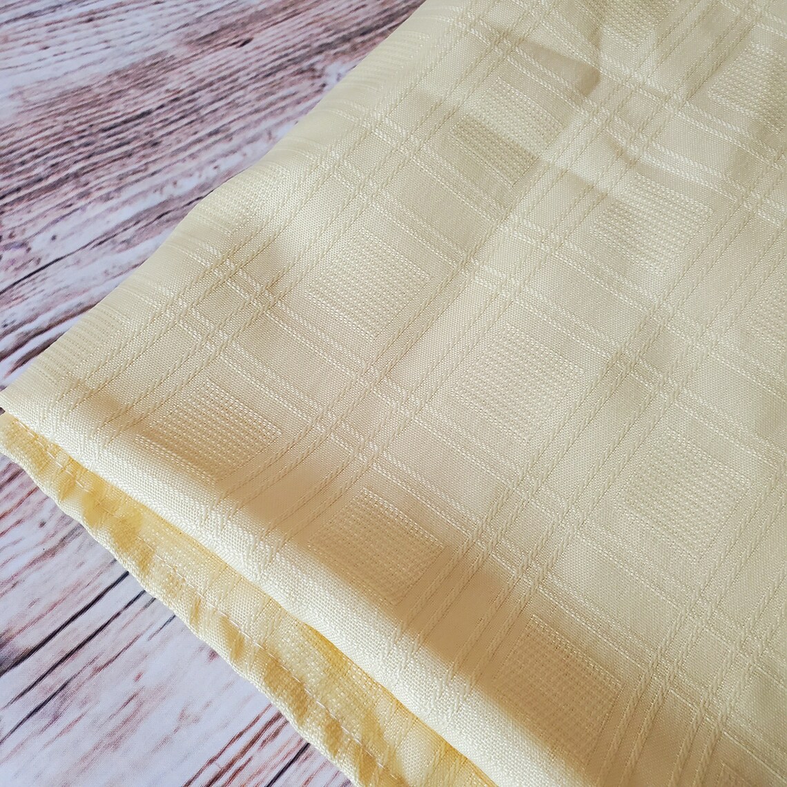 Vintage Yellow Tablecloth Etsy