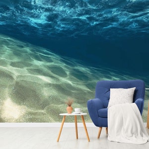 Atemberaubende benutzerdefinierte 3D-Tapete Wandbild: Unterwasserwelt-Thema für Schlafzimmer und Badezimmer - Verwandeln Sie Ihren Raum mit einer einzigartigen Wandbild-Tapete