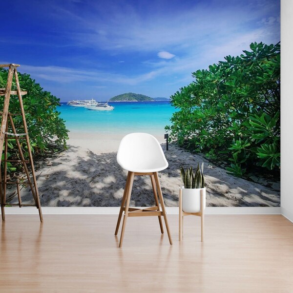 Tropical Wall Mural Etsy