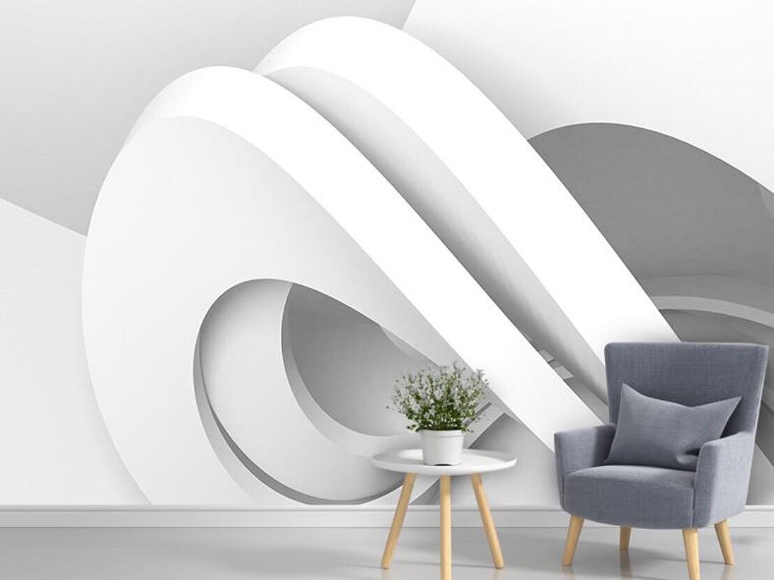 Modern Wallpaper Gold Modern Gold Wallpaper Antonina Vella Etsy