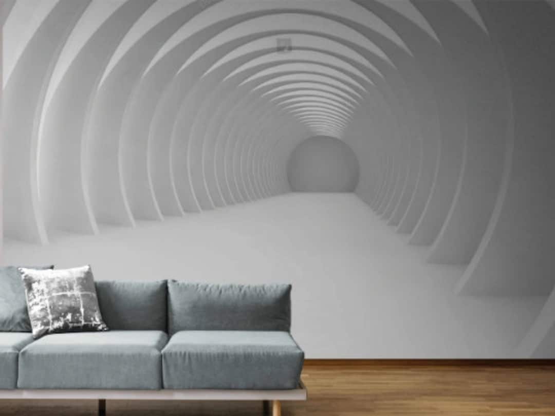 Modern 3d Wallpaper Wall Mural Removable Peel and Stick Black and White ...