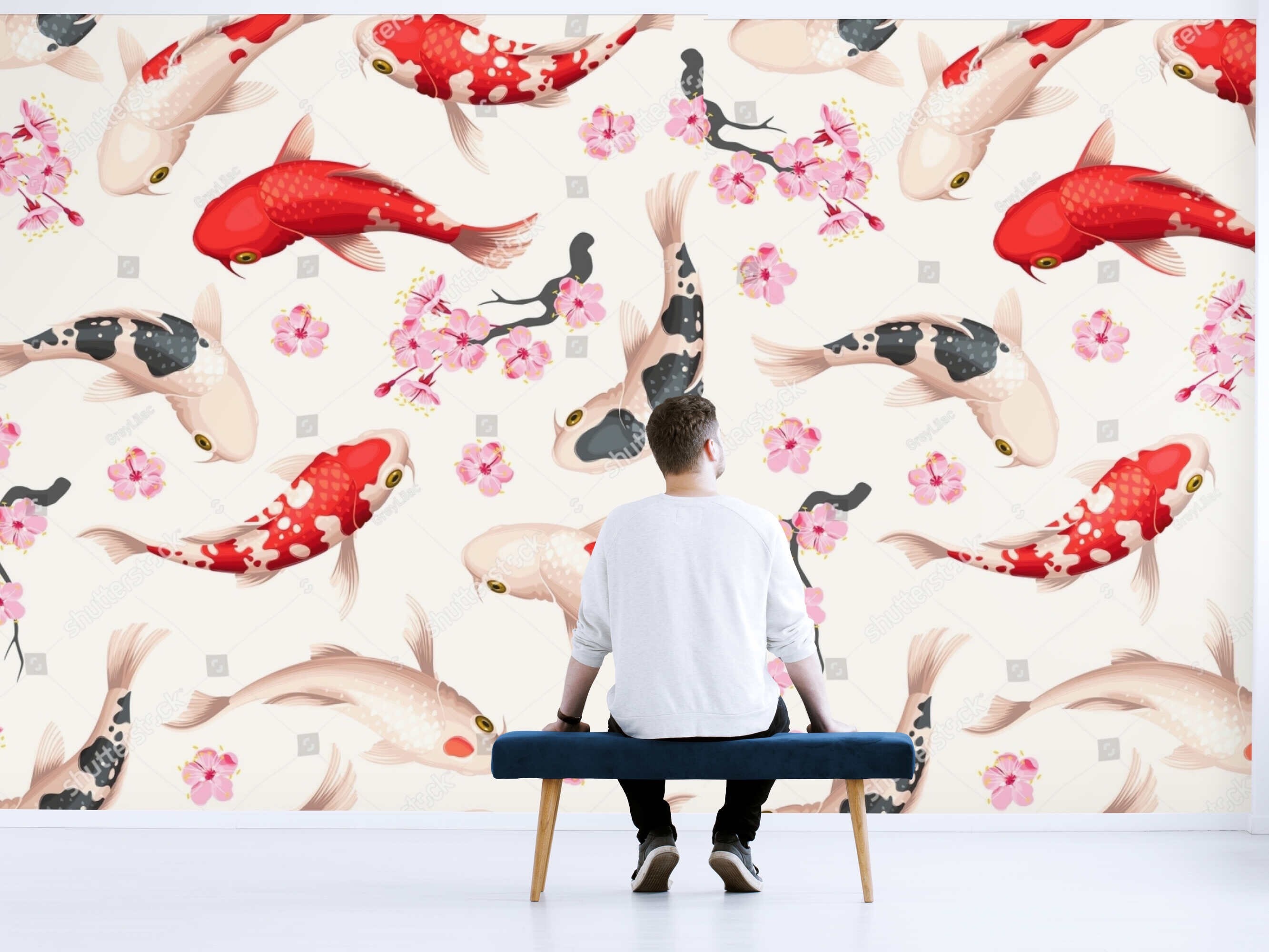 Japanese Koi Fish Wallpaper for Yoga