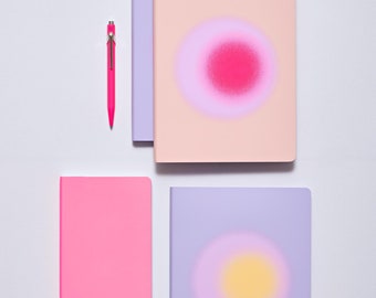 Nuuna Notebook Colour Clash Trance, Pink, Violet, Nuuna Book, Sketchbook, Diary, Notebook, Writing Pad, Gift