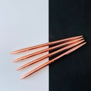 Bullet pen rosegold, Kugelschreiber, Bullet Kuli, Geschenk, rose Kugelschreiber