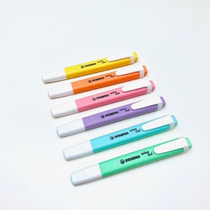 Stabilo Swing Cool Textmarker, Pastell Farben, Highlighter, Marker, Handlettering,