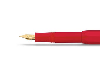 Pluma estilográfica Kaweco Classic Sport, roja, pluma estilográfica Kaweco, pluma estilográfica de tinta, pluma estilográfica, regalo