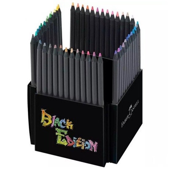 50 Faber Castell Black Edition Colored Pencils, Colored Pencils