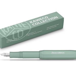 Kaweco Collection 2022 fountain pen Smooth Sage, Kaweco fountain pen, fountain pen, ink filler, fountain pen, sage green