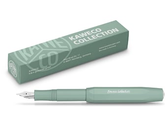 Pluma estilográfica Kaweco Collection 2022 Smooth Sage, pluma estilográfica Kaweco, pluma estilográfica, sistema de llenado de tinta, pluma estilográfica, verde salvia