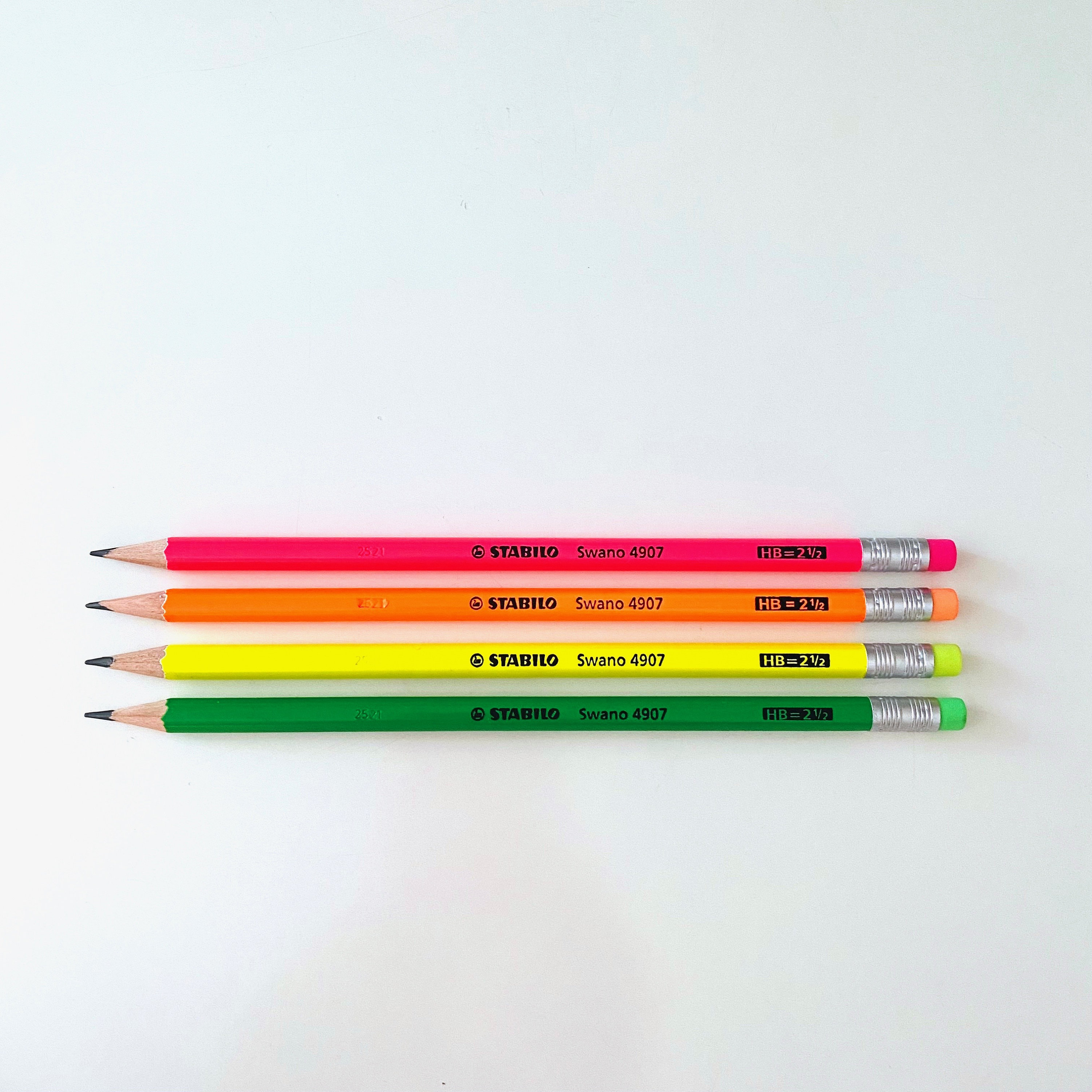 STABILO Swano 4907 Pencil, Neon, Fluorescent, School, School Cone