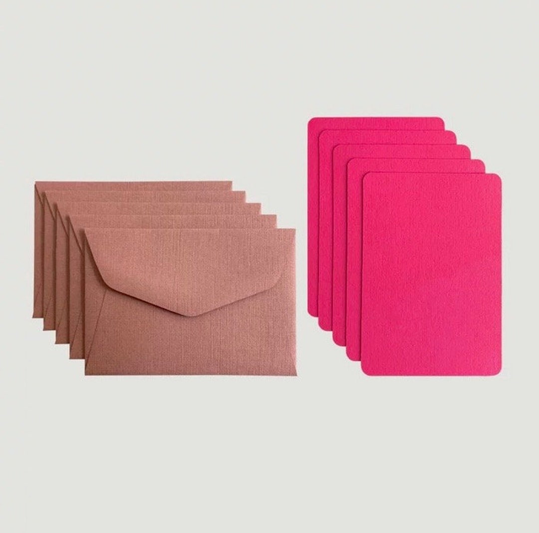 5 Small Cards With Envelope Greeting Cards Envelopes Etsy