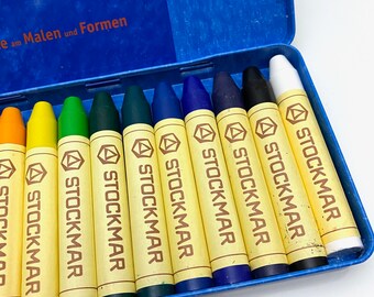 COOL SCHOOL Wachsmalkreiden-Stift Highlighter Wachsmalstift Trendfarben cool