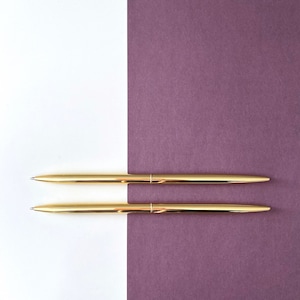 Bullet pen gold, ballpoint pen, bullet pen, gift, golden ballpoint pen