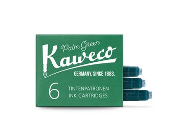 Kaweco Tintenpatronen, grüne Tinte, Füllertinte, Kaweco Tinte grün