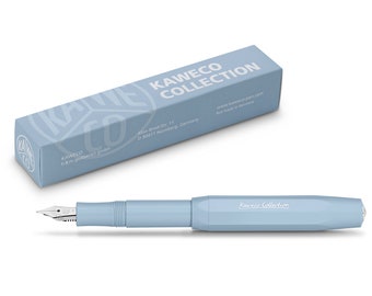Kaweco Collection 2022 Fountain Pen Mellow Blue, Kaweco fountain pen, fountain pen, ink filler, fountain pen, pastel blue