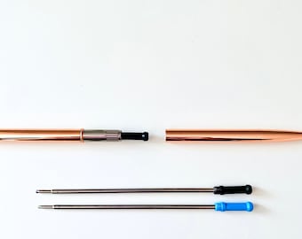 Refill for bullet pen, blue and black, ballpoint pen refill, bullet pen refill