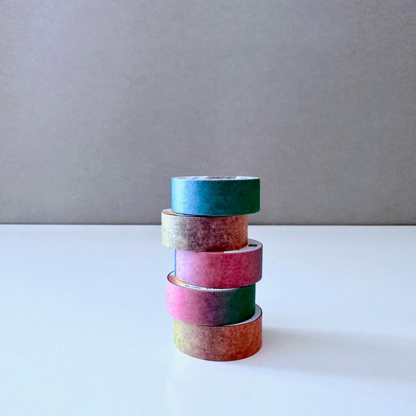 Washi Tape Regenbogen, Klebeband, Rainbow Tape, Masking Tape