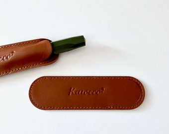Kaweco leather case, brown, Kaweco pen holder, gift