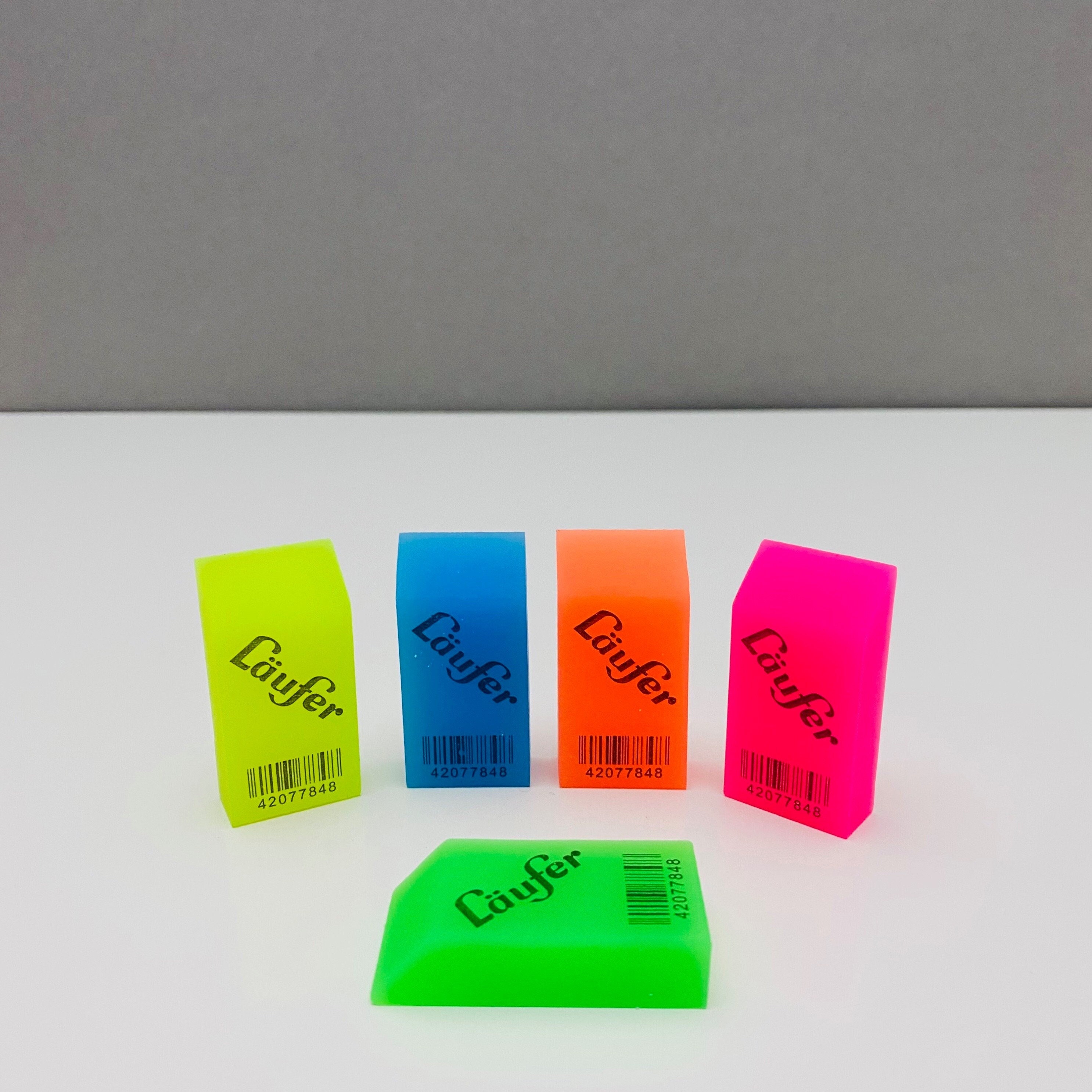 Pencil & Ink Combo Rubber Erasers in Packs of 4 and 8