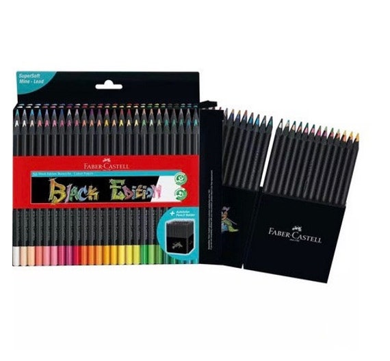 50 Faber Castell Black Edition Colored Pencils, Colored Pencils, -   Denmark