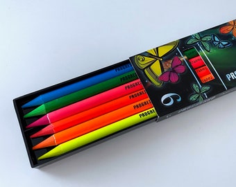 Matite Neon, Matite Progresso KOH-I-NOOR, Matite Colorate Neon, Senza Legno