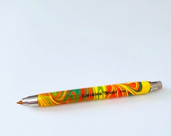 KOH-I-NOOR Versatil metal mechanical pencil with sharpener, Magic falling pencil, colored lead