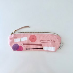 Pencil case cosmetics, pouch, pencil case cotton, pencil case, glamour