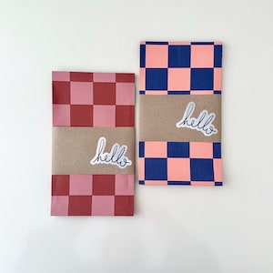 10 sacs en papier imprimé damier, sac cadeau, mariage, anniversaire, cadeau, sacs, sac de bonbons