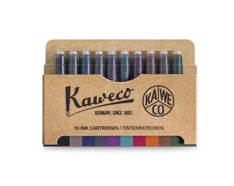 Kaweco Tintenpatronen Farbmix 10er Pack, Kaweco Tinte bunt, Füllertinte