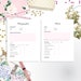 Printable Wedding Planner PDF Letter Size Wedding Organizer Wedding ...