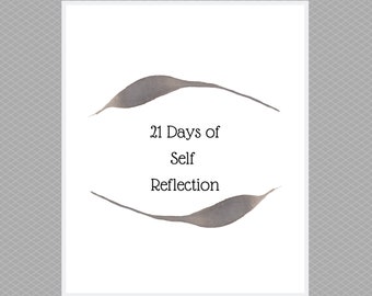 Journal Prompts, Self Reflection Journal, US Letter Size, Instant Download