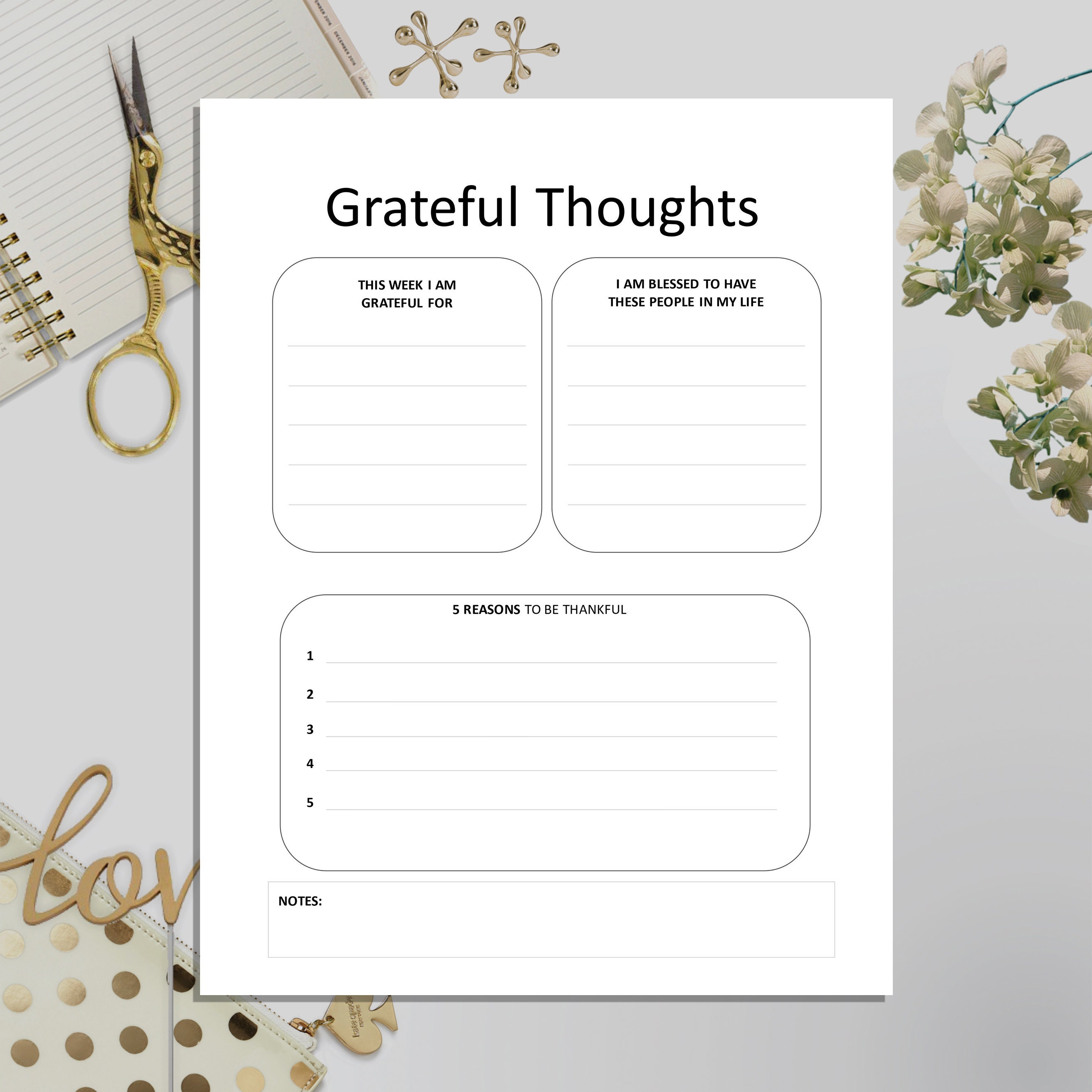 Printable Wellness Planner - Mental Health Journal - Self Care Planner ...