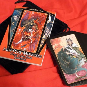 MEN PLUS MONSTERS Tarot Karten Deck + Buch [lgbtqia | schwul | Männchen | Männer | männliche Energie | Anfänger]