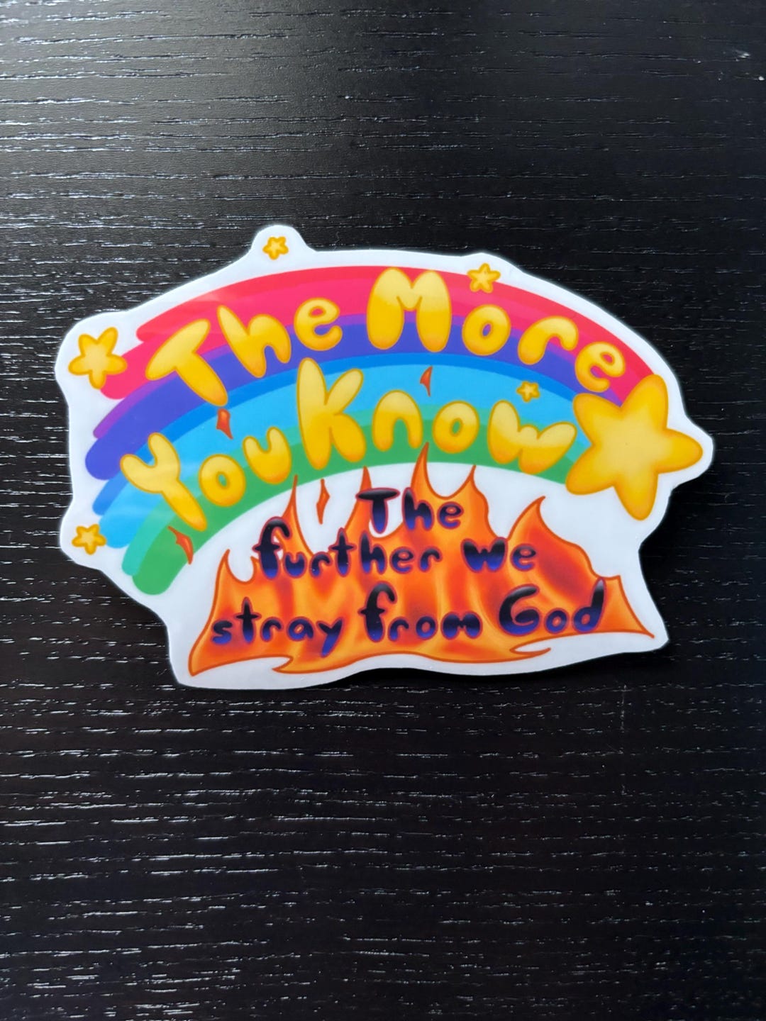 The More You Know Sticker - Etsy