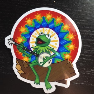 Rainbow Kermit Sticker