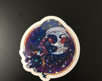 Sparkly Moondrop Sticker