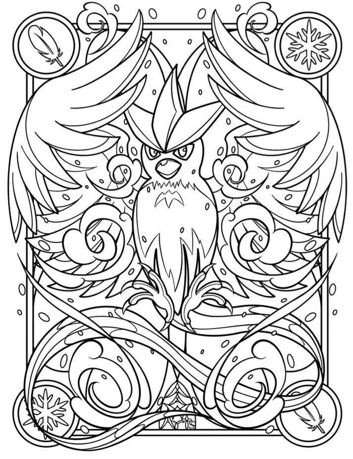 Discover the Joy of Articuno Coloring Pages