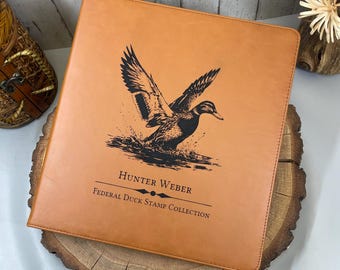 Classeur à 3 anneaux - Canards - Faune - Classeur personnalisé - Oiseaux aquatiques - Tampon canard - Pochettes vinyle disponibles