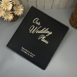Wedding Planner - 3 ring Binder, Custom Binder - Photo Album - Guest Registry Book - Personalized Binder