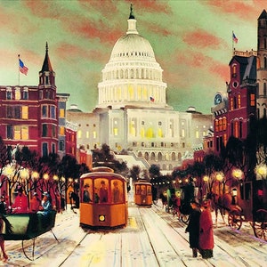 Storica Pennsylvania Avenue, scatola da 12 cartoline e 12 buste premium