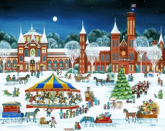 Museums And Galleries Marketing Christmas Classics 16 X 16 Cm-Kings Adoration Alliance Bombée Légère Des Cartes De Noël Avec Enveloppes (Pack De 5